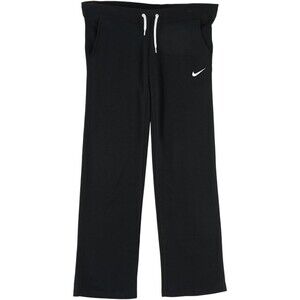 NEW Women's Nike Swoosh Pants Black Large L Cozy Workout Activewear